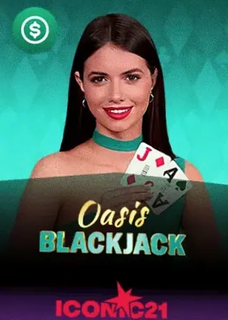 Oasis Blackjack live game cover