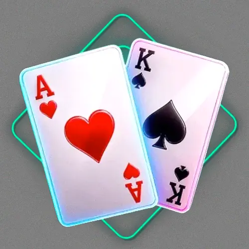Ace and king playing cards