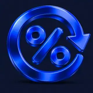 Gold percent symbol — FastPay